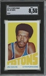 1972 Topps #51 Jim Davis 9 card progressive proof.